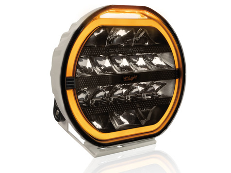 W-Light Fury 9" med varningsljus